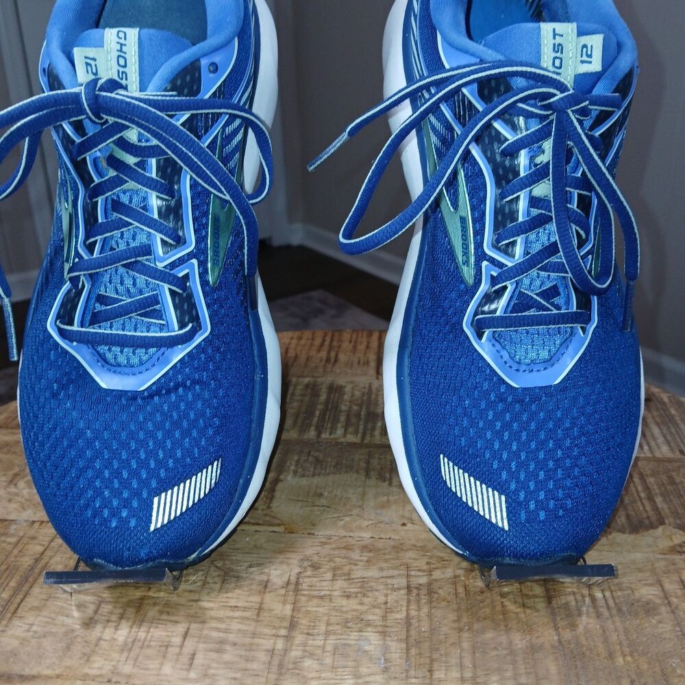 Brooks Ghost 12 Women's Running Shoes Blue Teal White 1203051B413 Size 10.5 - Picture 3 of 16